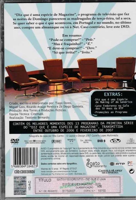 Série Diz que É uma Espécie de Magazine Temp. 1 [NOVA e selada]