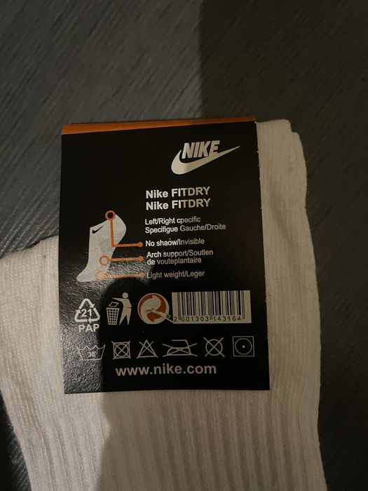 Skarpetki Nike białe