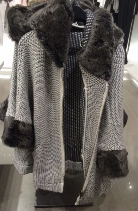Casaco de lã oversize zara