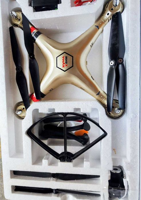 Квадрокоптер Syma X8HC Gold