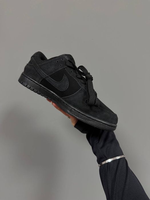 36-45 р кросівки NIKE SB DUNK NUBUCK Full BLACK