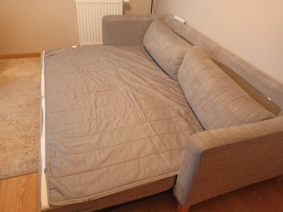 Sofa Karlstad Ikea rozkładana zdejmowane pokrycie + podnóżek