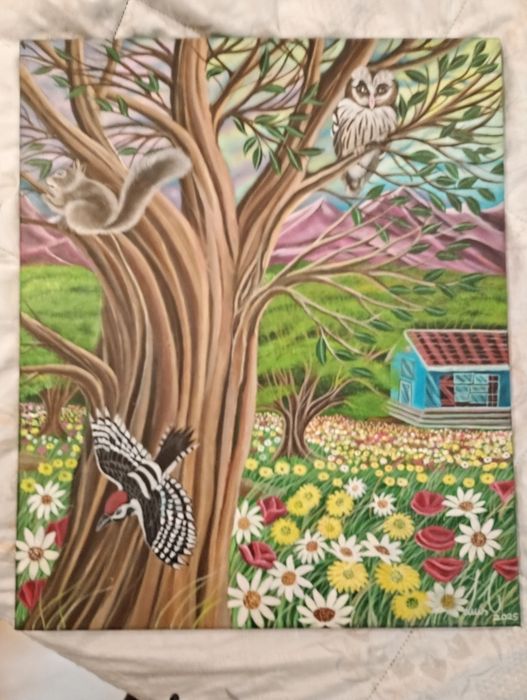 Pinturas em acrilico sobre tela