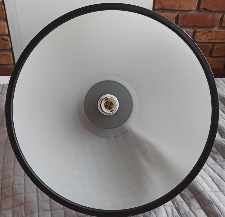Lampa wisząca industrialna szklana śr.39 cm