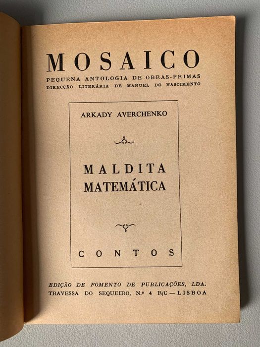 Maldita Matemática!, de Arkady Averchenko