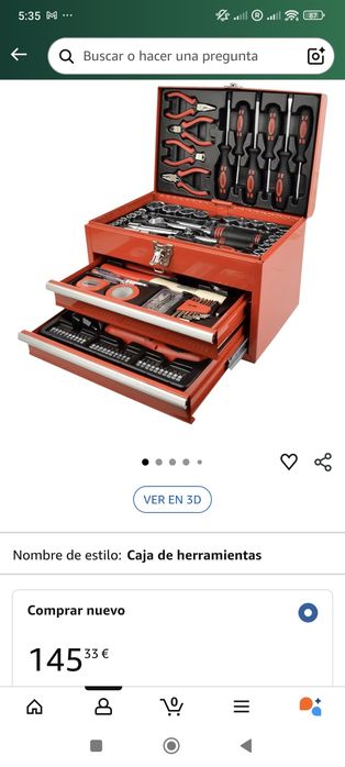 Caja de ferramentas nova