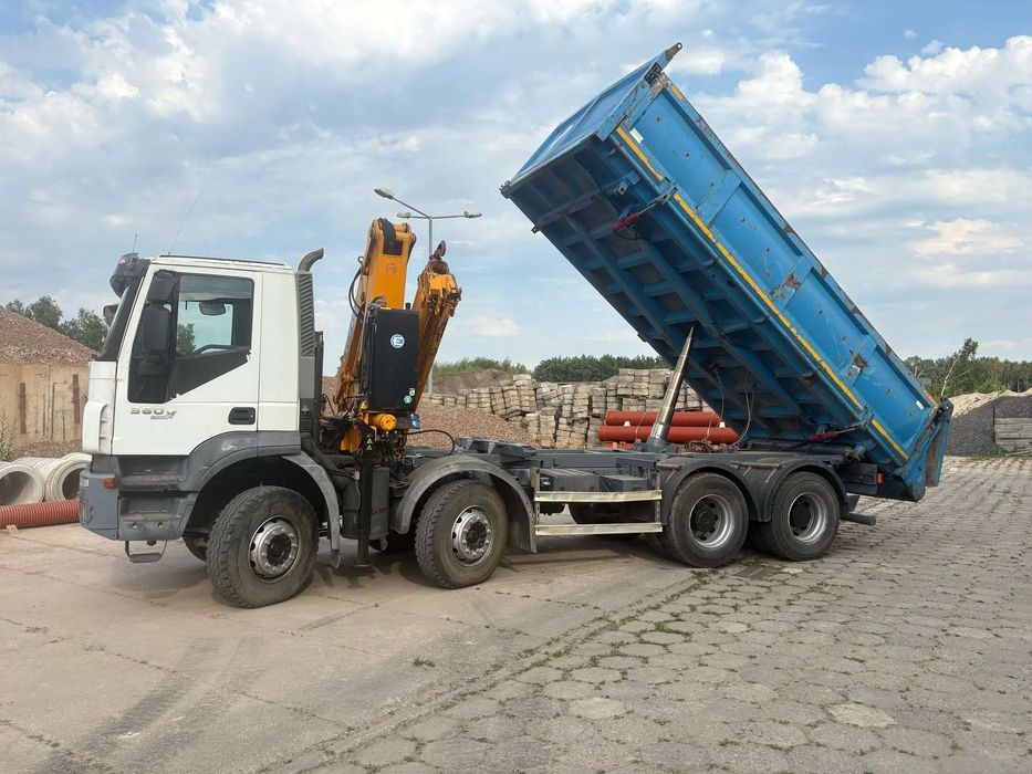 Iveco TRAKKER  Iveco Trakker + EFFER 210 3S + wywrot 3W + Boardmatick - I właściciel