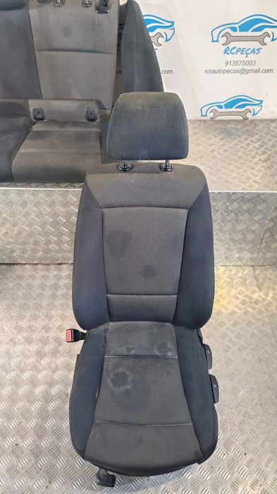 BANCO BANCOS BMW SERIE 1 E87 5 PORTAS PELE TECIDO AIRBAG FRENTE