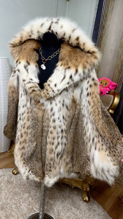 Читати опис!Шуба летюча миша рись 42/56 р