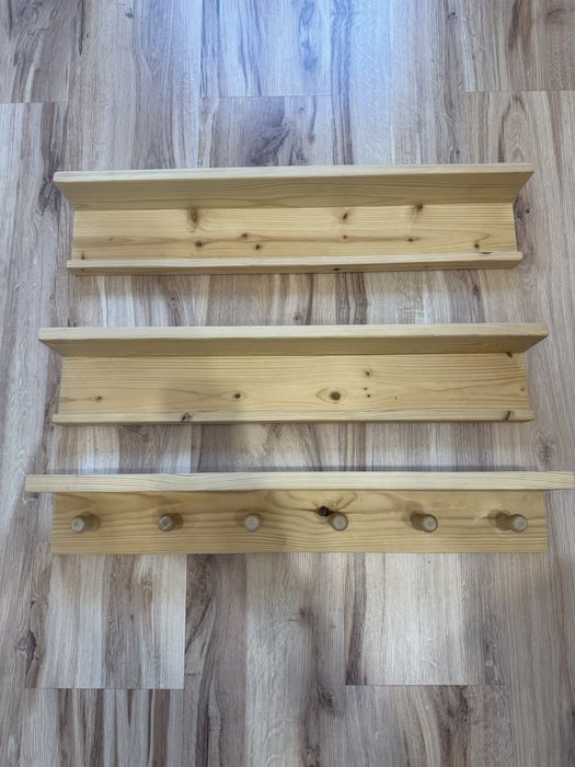 Wieszak 60cm drewno sosna