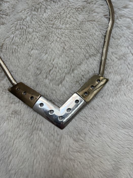 Naszyjnik geometryczny metal metalowy elegancki szykowny casual 19