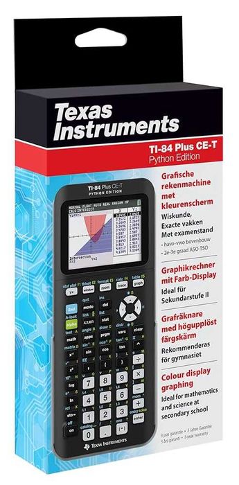 Calculadora Texas Instruments TI-84 Plus CE-T Python Edition64585163848963121