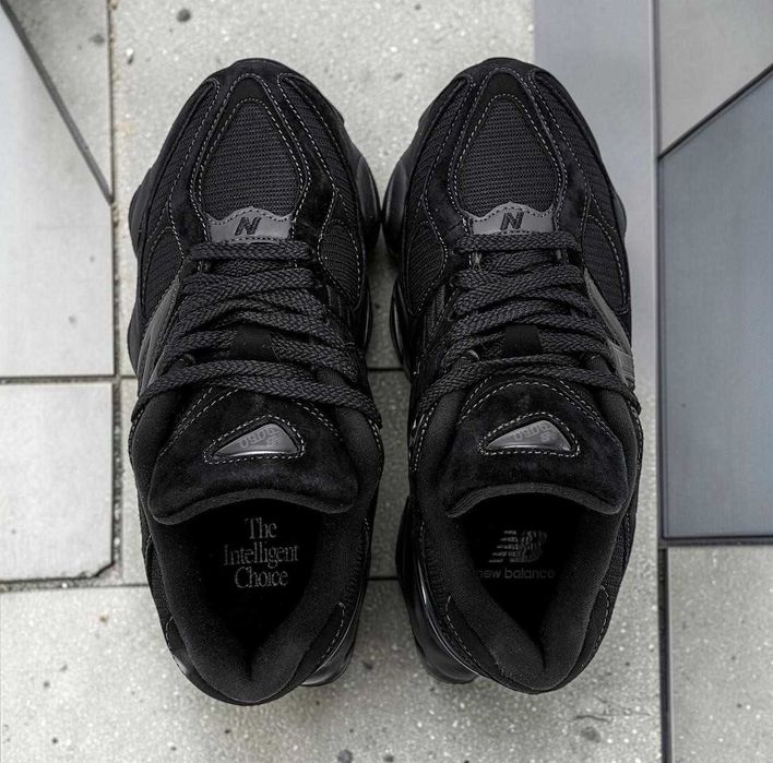 (БЕЗ ПЕРЕДОПЛАТИ) 36 - 40 New Balance 9060 Triple Black Black Нью Беланс 9060