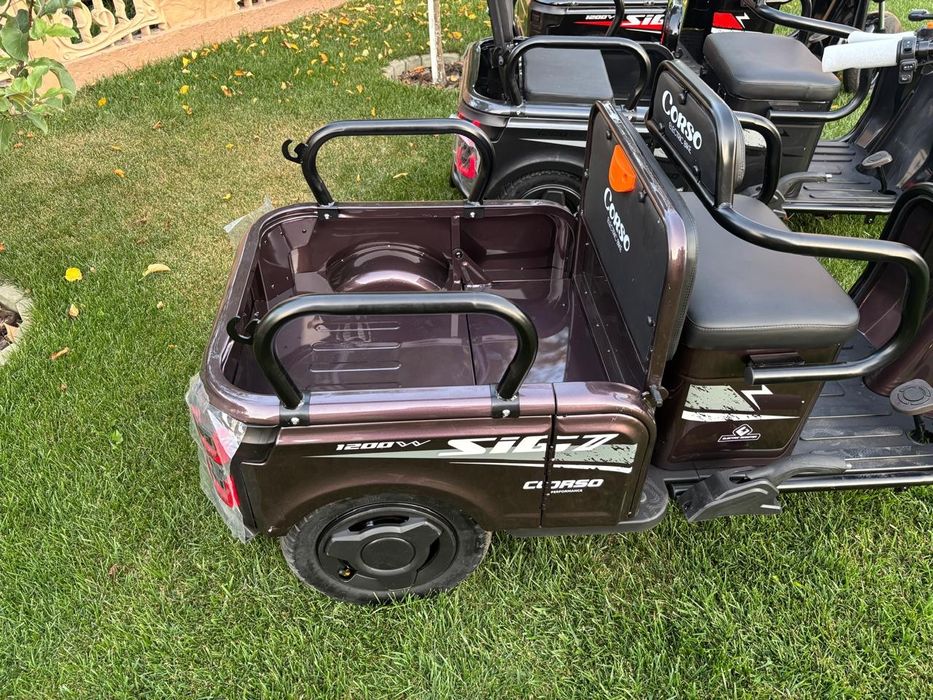 Трицикол CORCO SIG-7 SG Двигун 1200W 72/23АН ДОСТАВКА, ДО ВАС ДОДОМУ