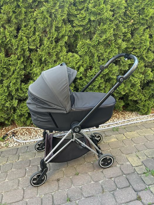 Cybex Mios 2 w 1 czarny gondola, spacerówka, parasolka