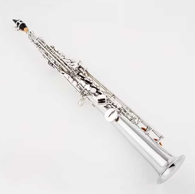 Saxofone Soprano Prateado