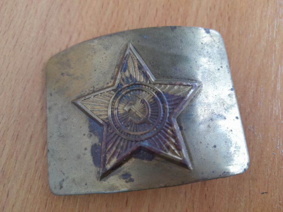 Пряжка СРСР для ремня, латунна.