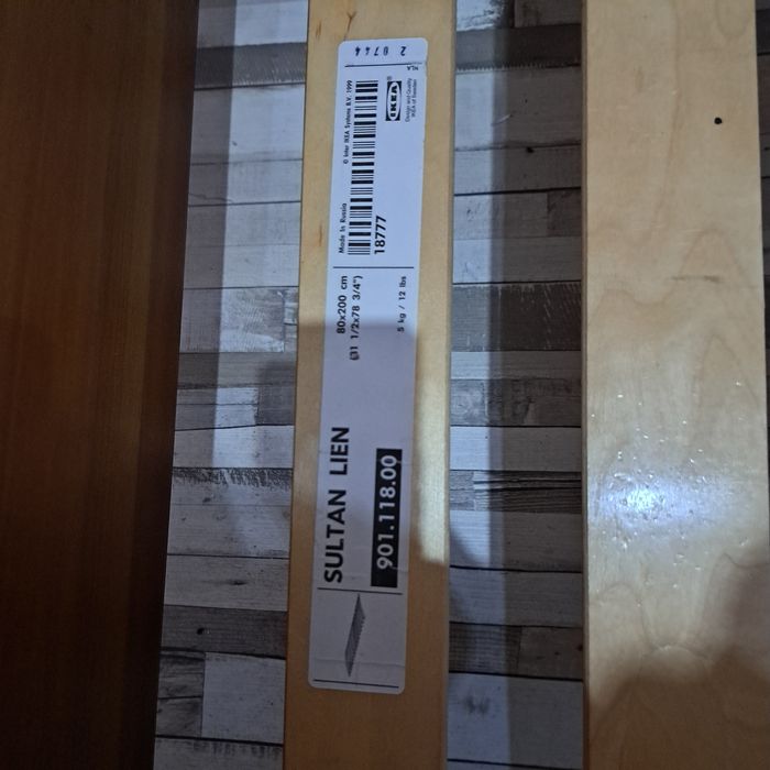 Łóżko ikea rosnę razem z dzieckiem z stelażem