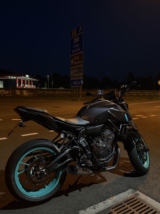 Yamaha MT-07 Cyan Storm 2024 | Linha SC Project | Limitada A2 Livrete