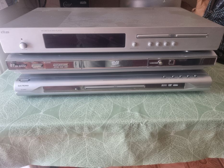 3 leitor de dvd como novos