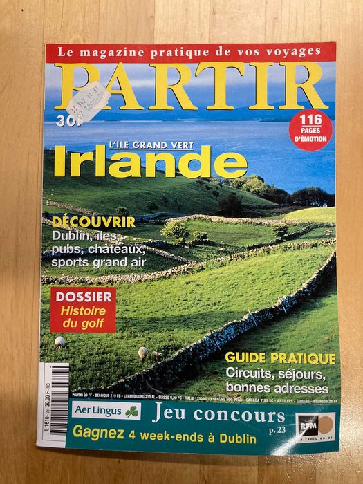 Revistas de viagem e fotografia francesas