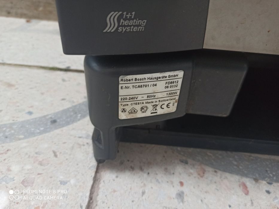 кавомашина кавоварка кофемашина  Bosch TSA 6701(на запчастини)