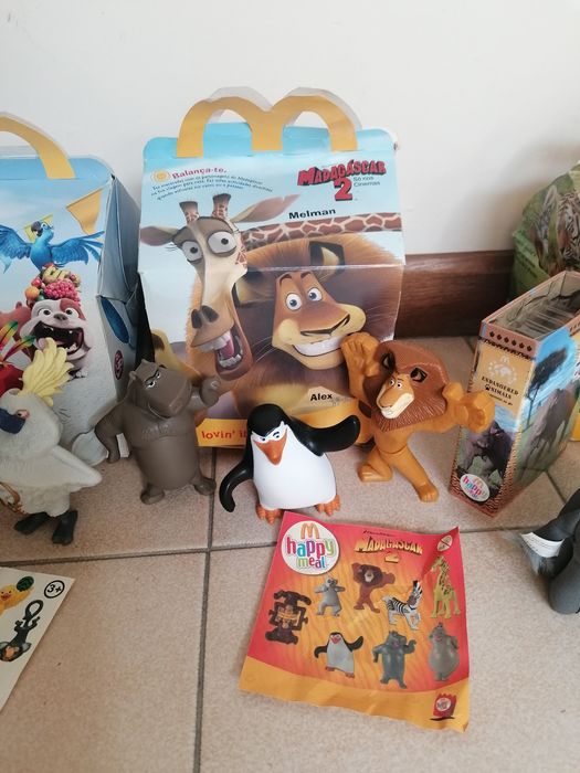 Bonecos Happy Meal com/sem caixa