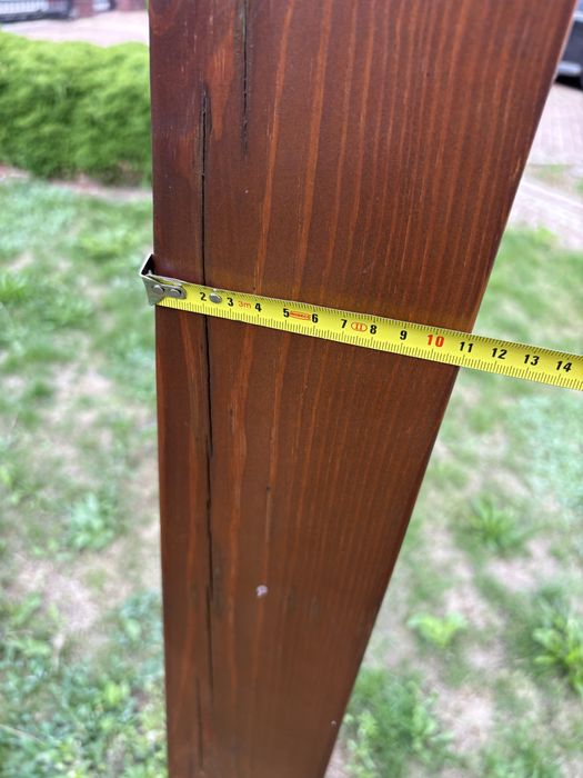 Ogrodowy plac zabaw drewniany