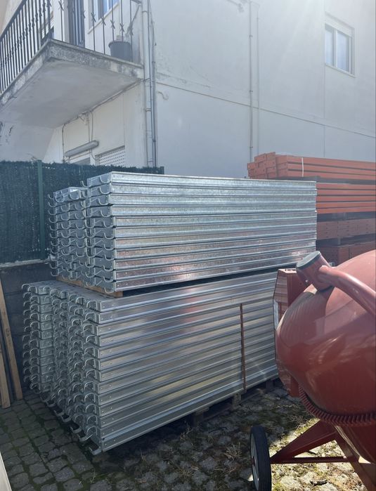 Prancha galvanizada 30cm 2,17mts andaime tradiconal