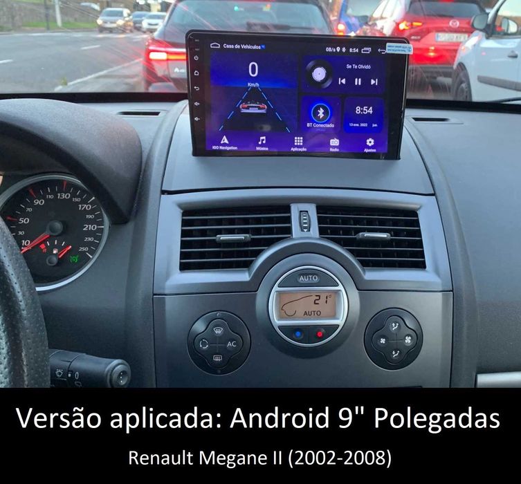 (NOVO) Rádio 2DIN • Renault Megane II (2) • Android [4+64GB] • GPS dCi