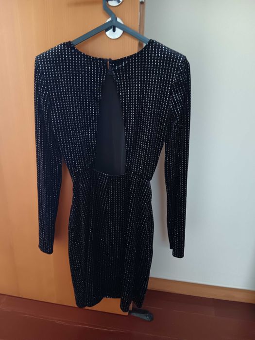 Vestido preto cerimonia
