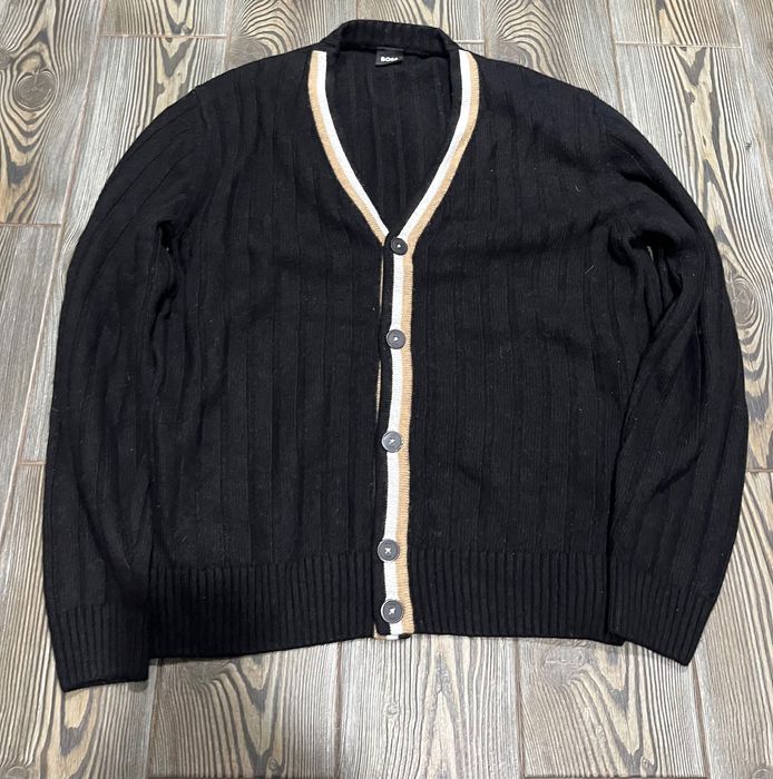 Черный кардиган Hugo Boss