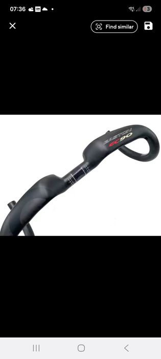 Guiador de estrada carbono
