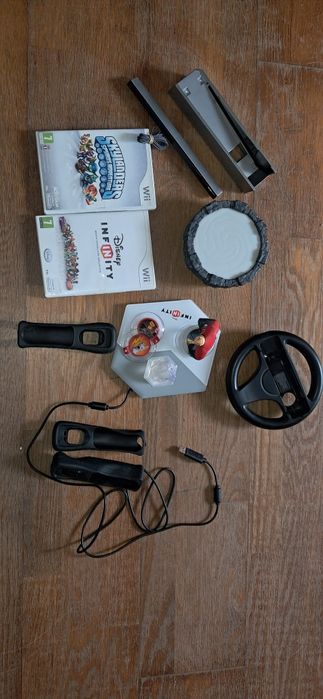 Jogo Wii e acessórios