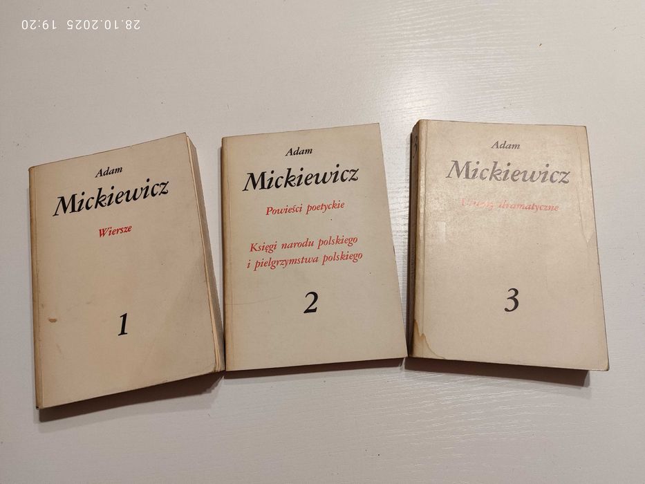 Adam Mickiewicz 3 cześci