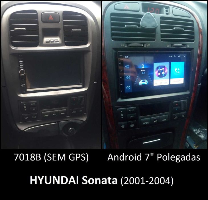 Rádio 2DIN • HYUNDAI Getz Tucson Matrix Accent Trajet • Android 4+64GB