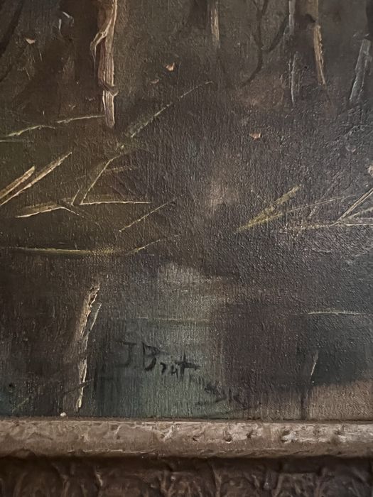 Brzozy obraz okejny lata 70