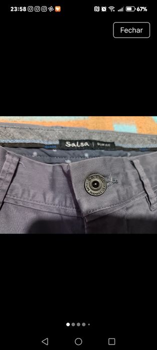 Calça Salsa Slim fit tam. 36