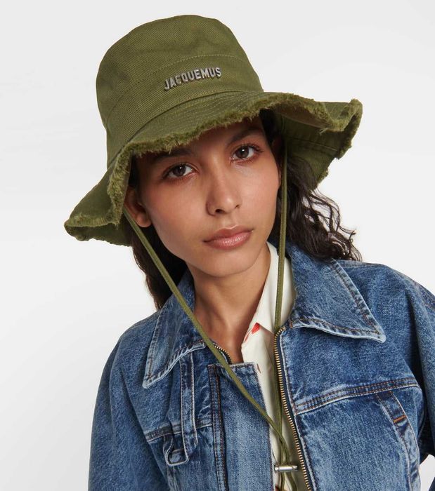 Панама Jacquemus Le Bob Artichaut Blue \ Yellow \ Olive \ Denim \ Purple