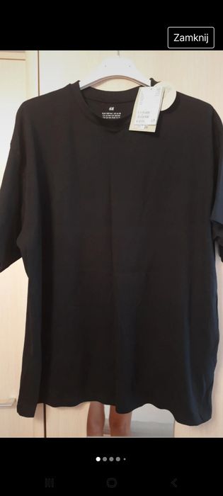 T-shirt czarny 158/164/170 H&M