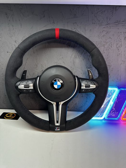 Кермо М алькантара BMW F30 F32 F10 F15 F25 F22 руль бмв ф30 ф32 ф15