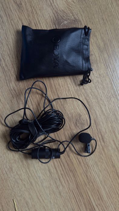Mikrofon krawatowy Boya- kabel dł. ok. 4m