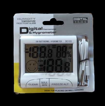 Stacja pogody TERMOMETR HIGROMETR czujnik magnes bateria ZESTAW