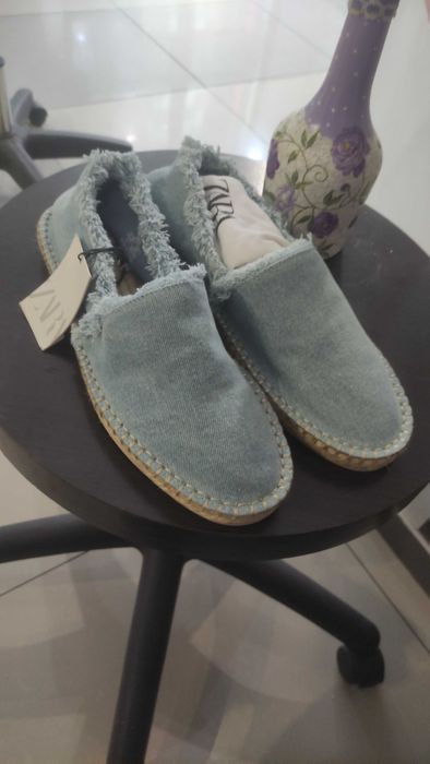 Джинсові еспадріл'ї Зара