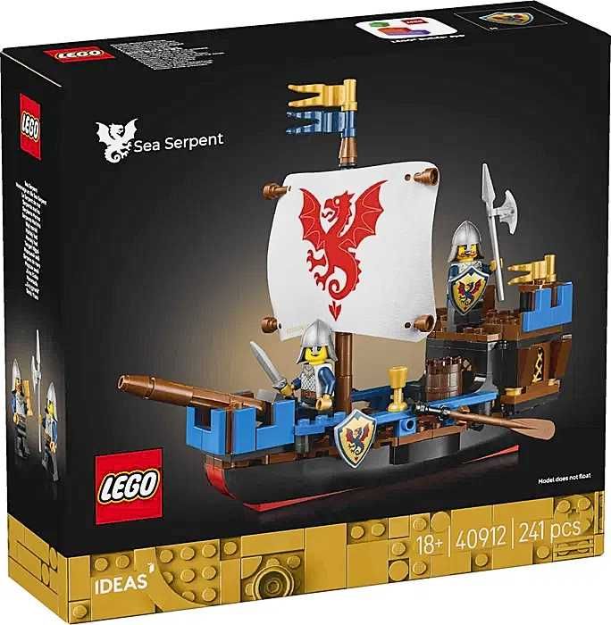 LEGO 40912 Wąż morski, Sea Serpent