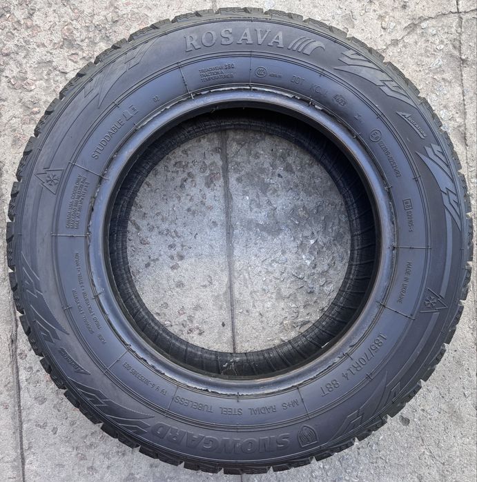 185/70 r14 Rosava Snowgard зима (7 мм.) конец 2023 года пара