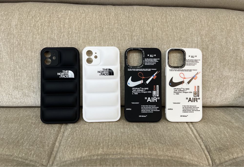 Capa iPhone Louis Vuitton, Michael Kors, Nike, TNF - 7 ao 15 Pro