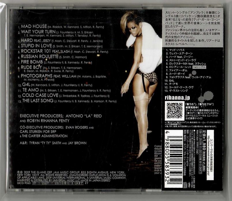 Rihanna - Rated R - CD OBI JAPAN