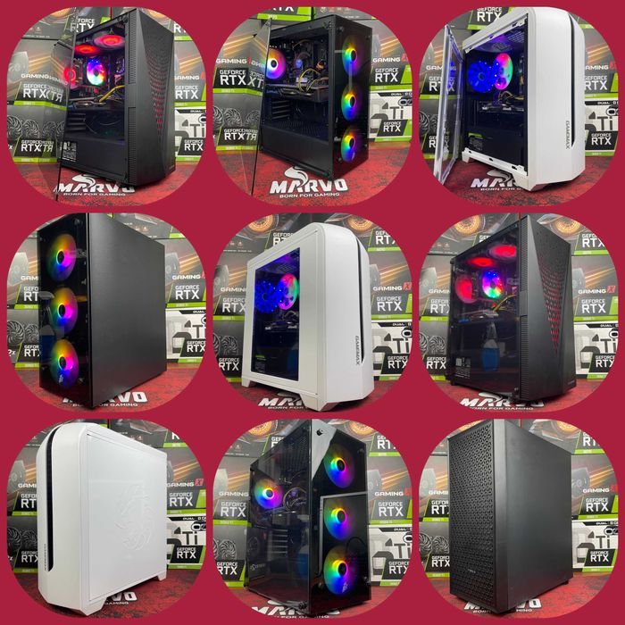 Игровой комп i3 12100f Intel 8x4.3GHz 8DDR4 240SSD RX580 8Gb RGB