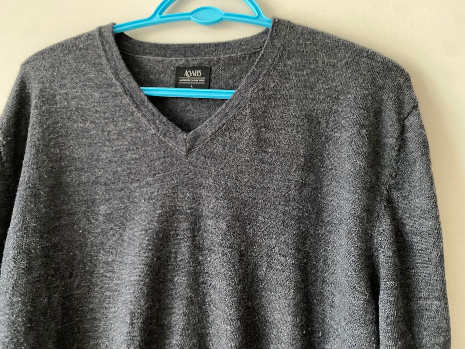 Sweter 100 % wełna merino * rozm L * mięciutki